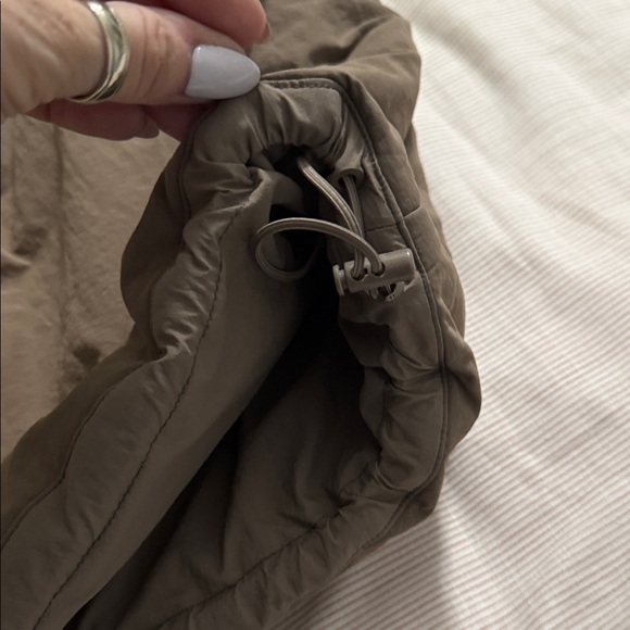 Free People Movement Khaki brown Puffer Vest with Pockets - Picture 6 of 6